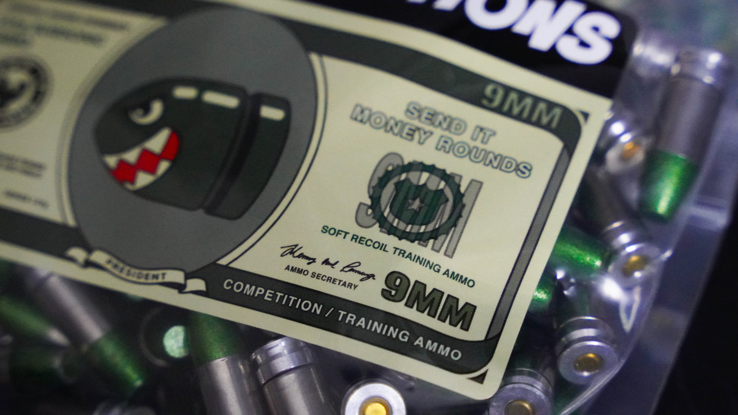 Money Rounds: Ultra Low Recoil 147g 9mm (100 count)